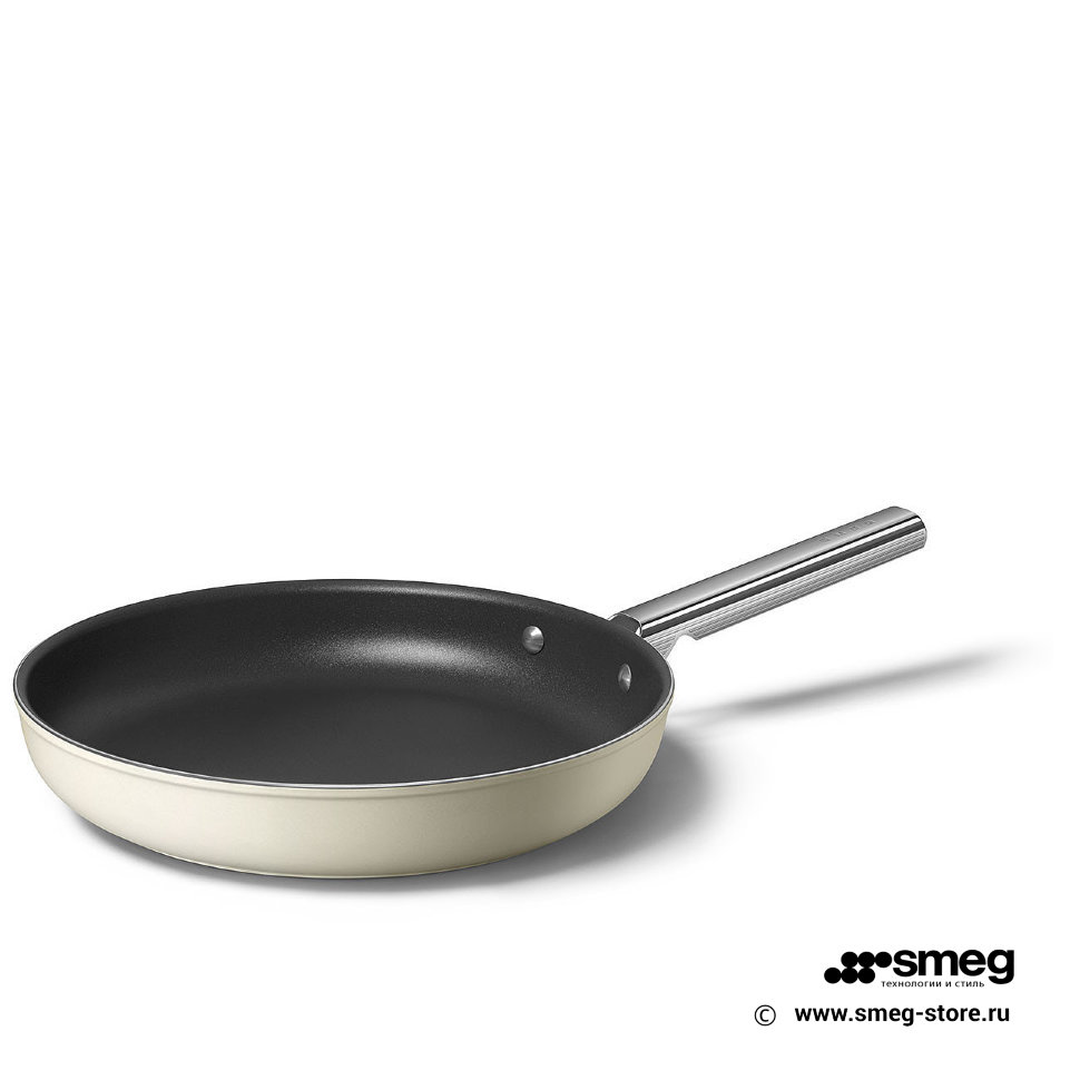 картинка SMEG CKFF3001CRM Сковорода 30 см, кремовая от PlazaTech