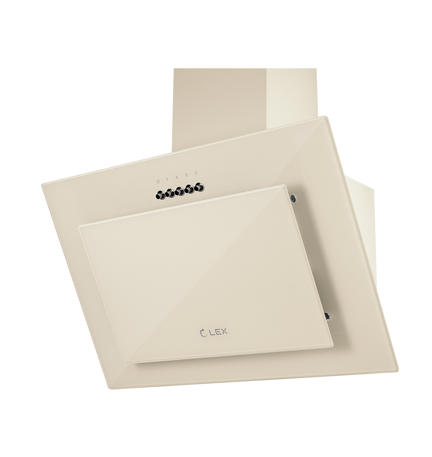 картинка Пристенная вытяжка Lex MIKA G 500 IVORY LIGHT (белый антик) от PlazaTech