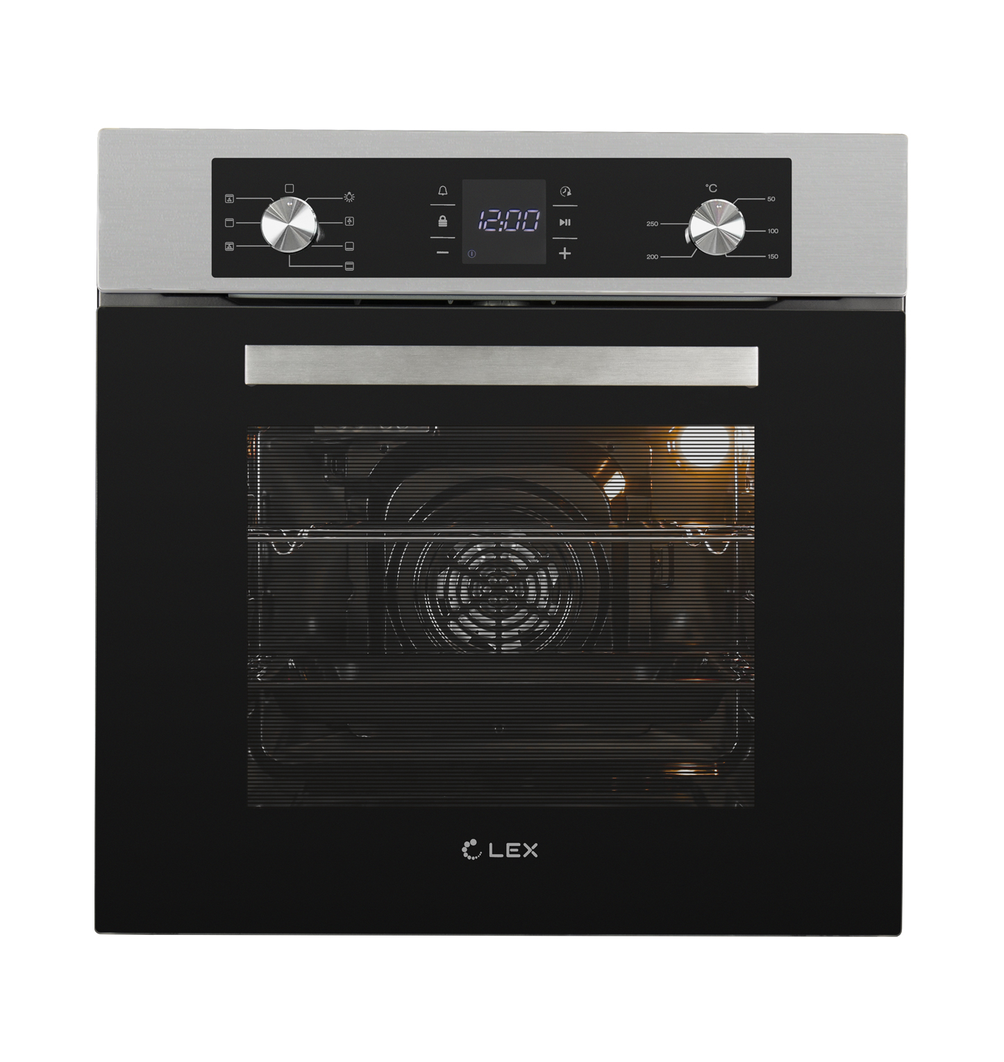 картинка Встраиваемый духовой шкаф электрический Lex EDM 071 IX от PlazaTech