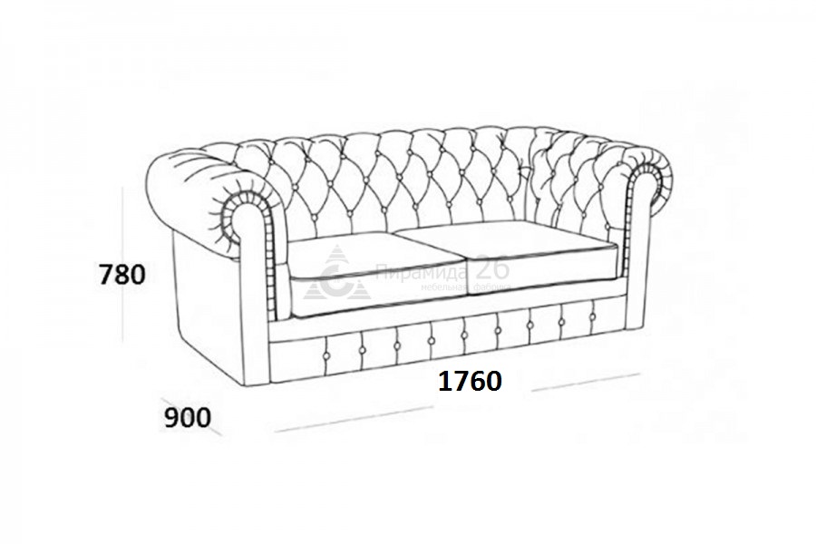 Диваны с размерами и чертежами