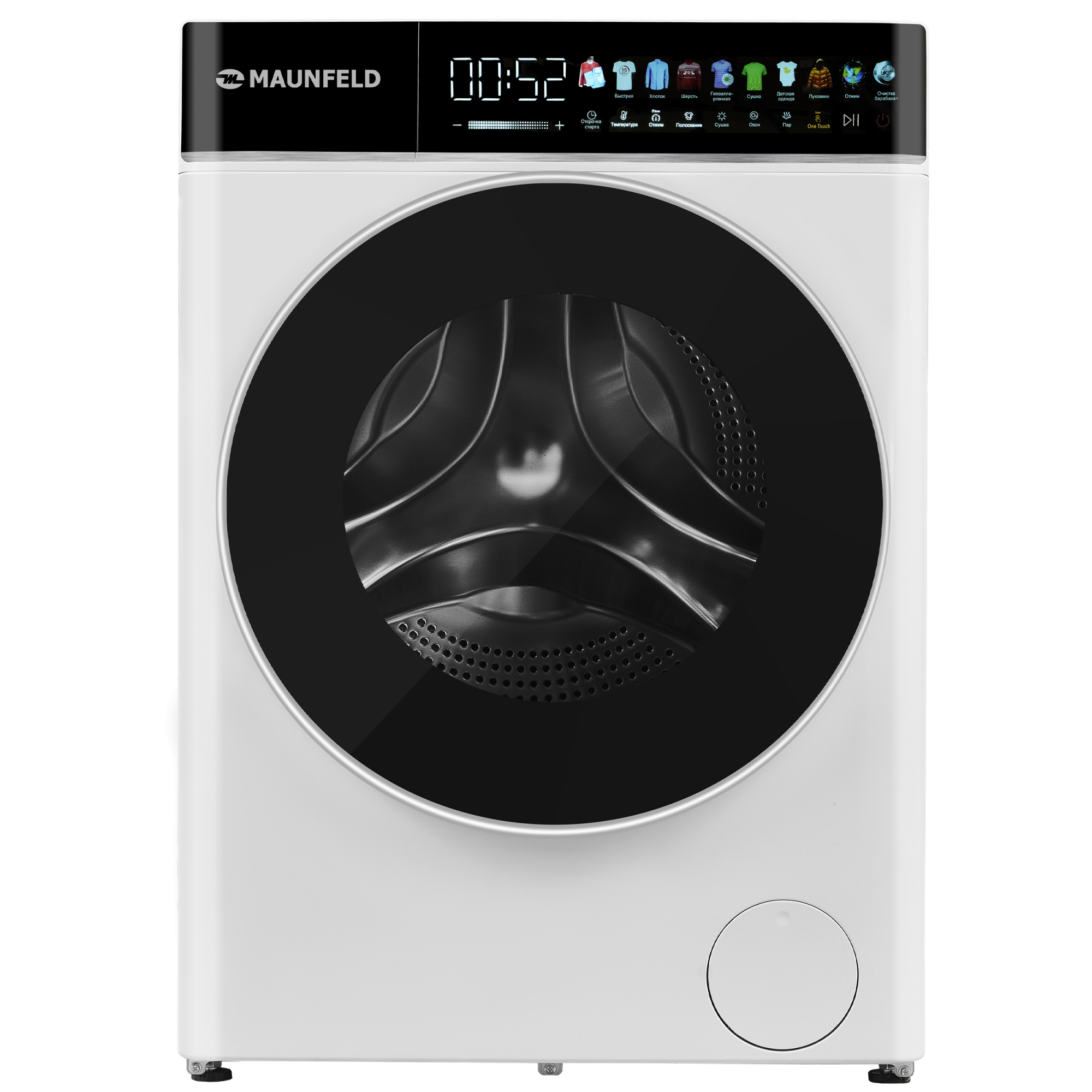 картинка Стиральная машина c инвертором и сушкой MAUNFELD MFWD1295WH05 от PlazaTech