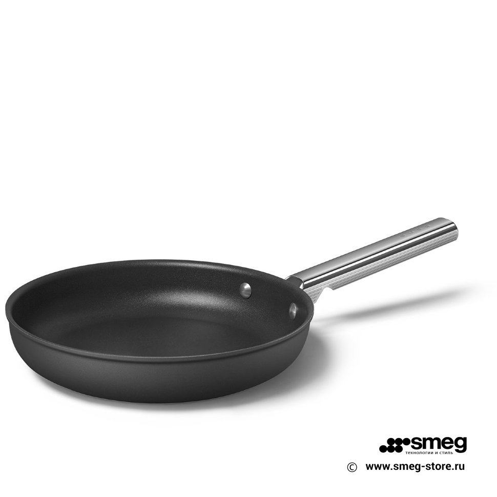 картинка SMEG CKFF2601BLM Сковорода 26 см, черная от PlazaTech