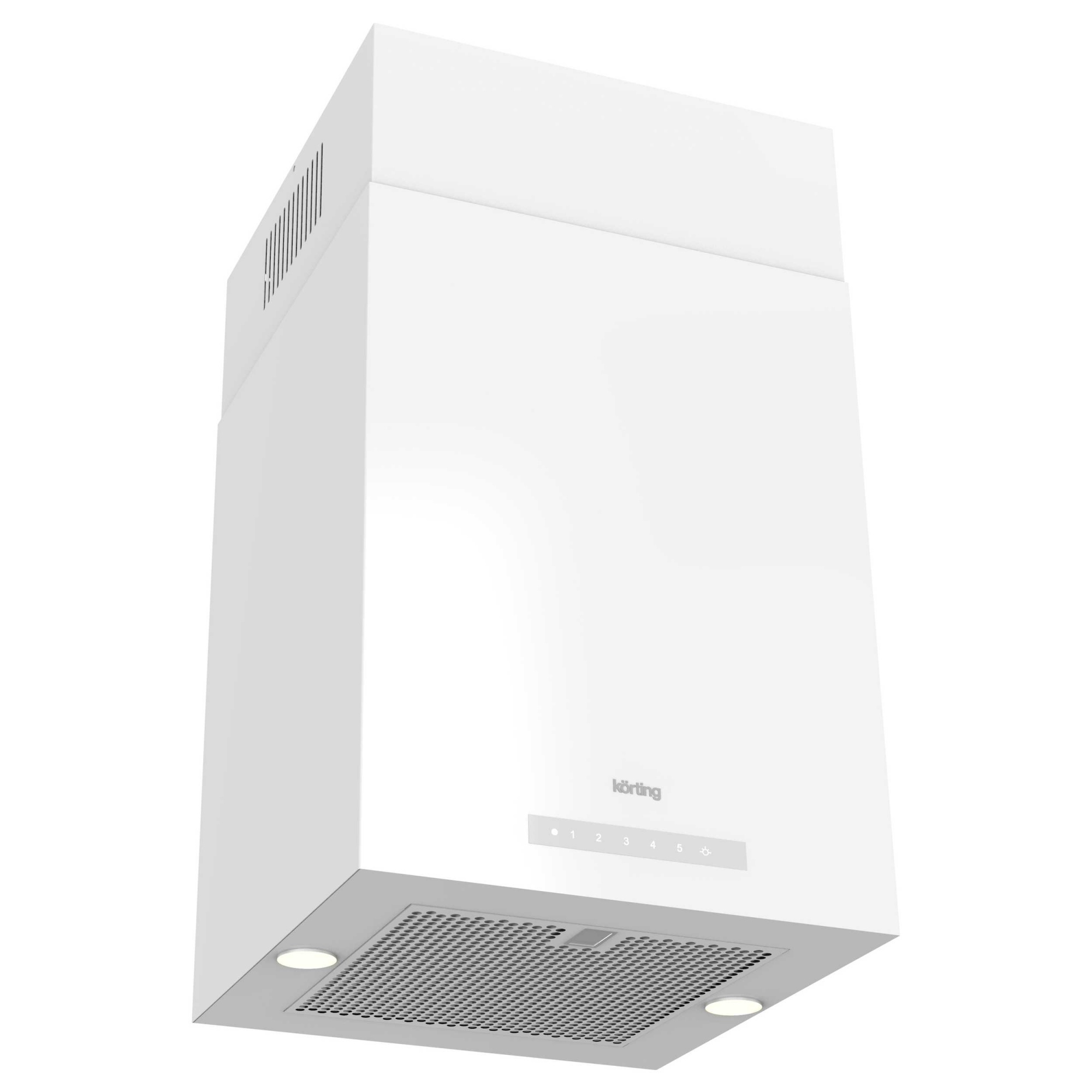картинка Островная вытяжка  Korting KHA 45970 W Cube от PlazaTech