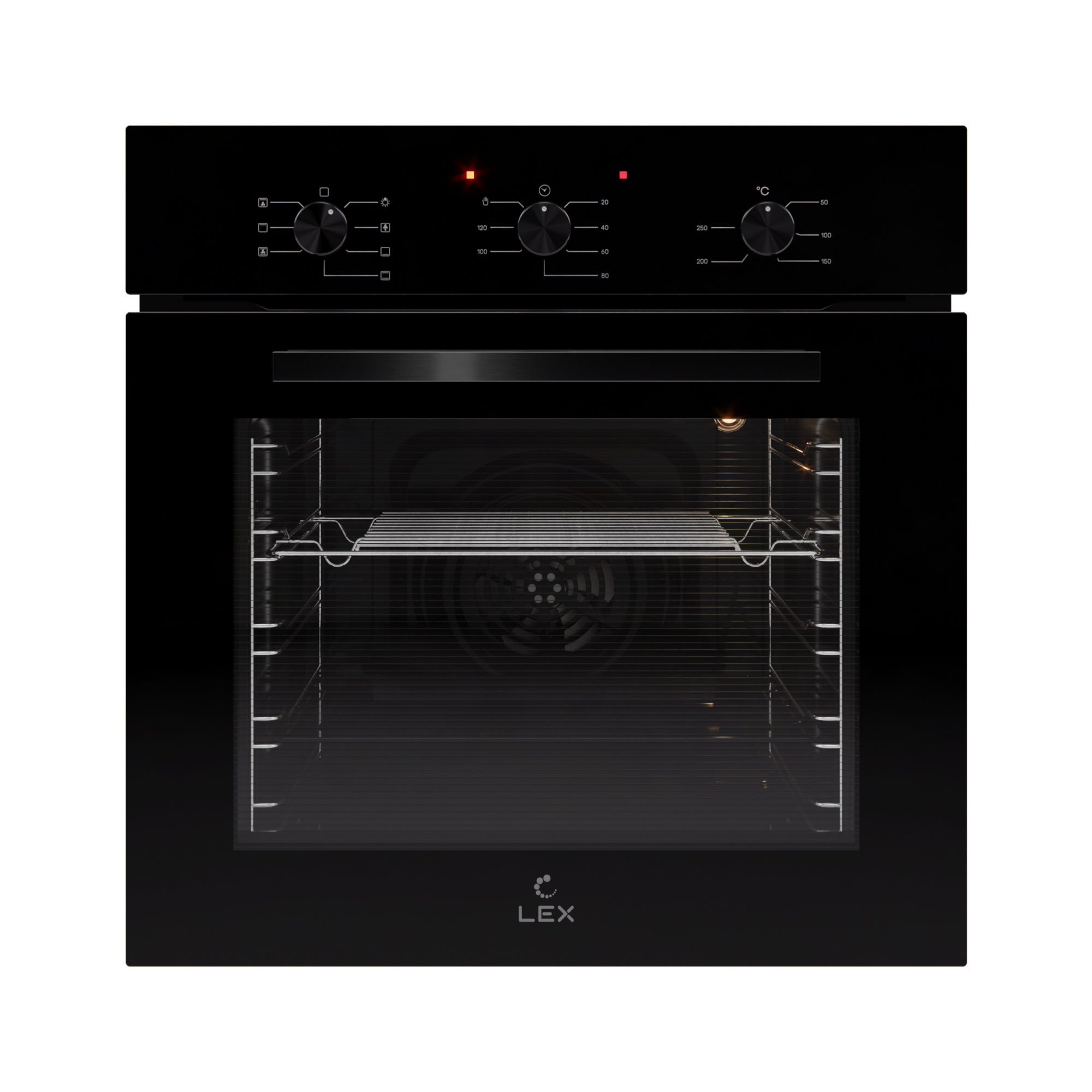 картинка Встраиваемый духовой шкаф электрический Lex EDM 073 BBL от PlazaTech