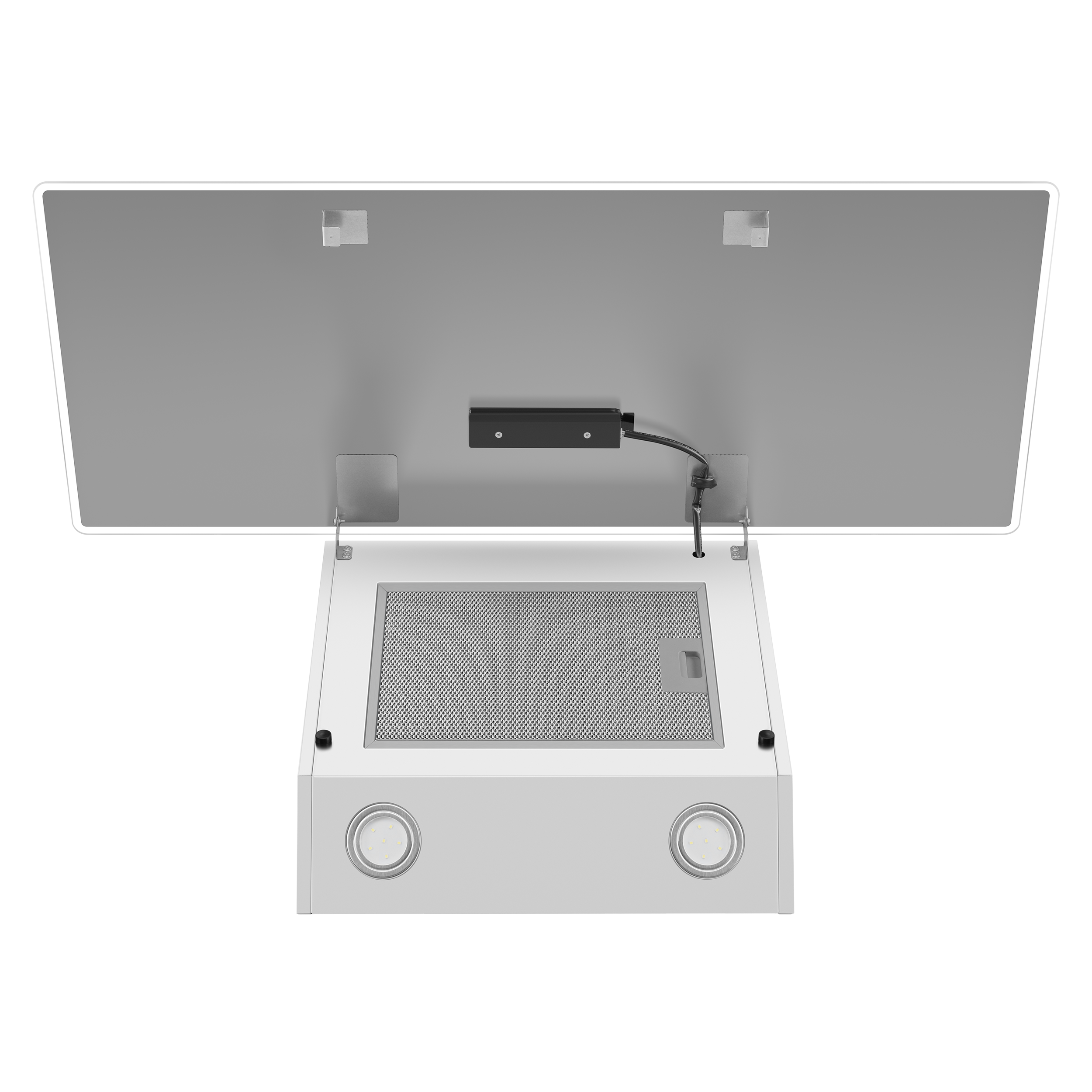 картинка Кухонная вытяжка MAUNFELD EAGLE 850 90 Glass White от PlazaTech