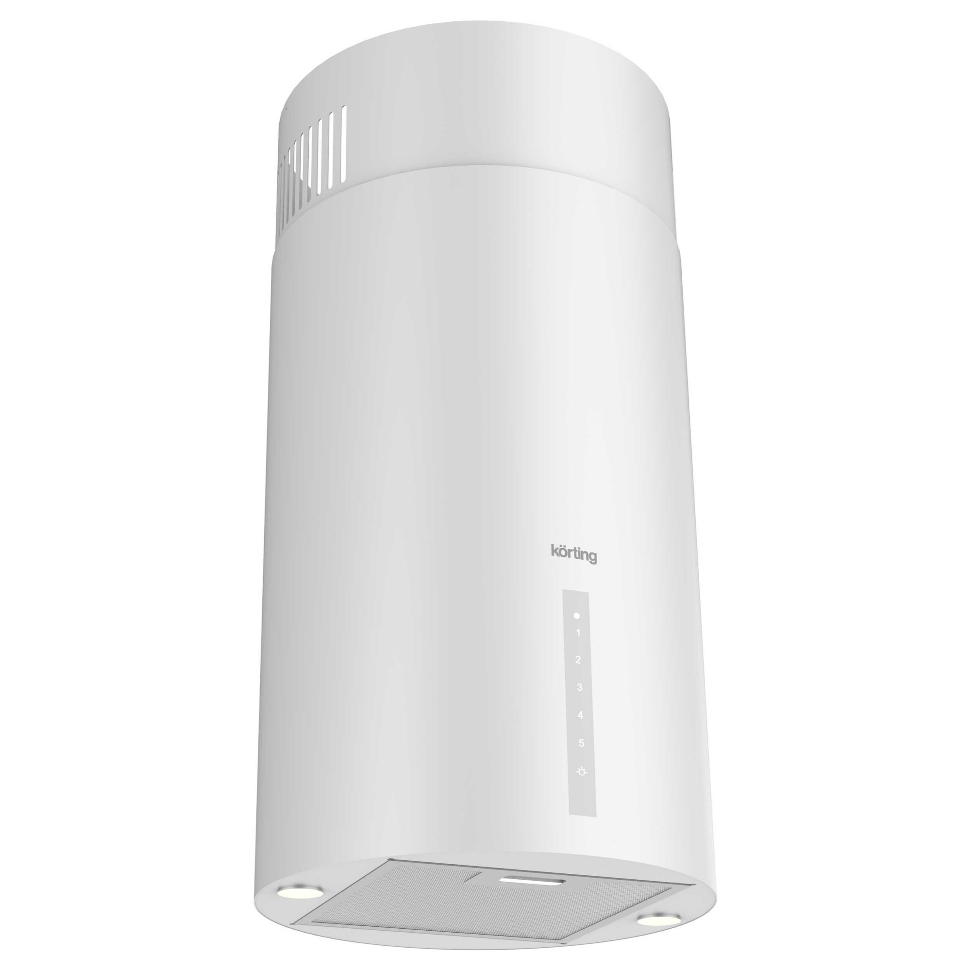 картинка Островная вытяжка  Korting KHA 39970 W Cylinder от PlazaTech