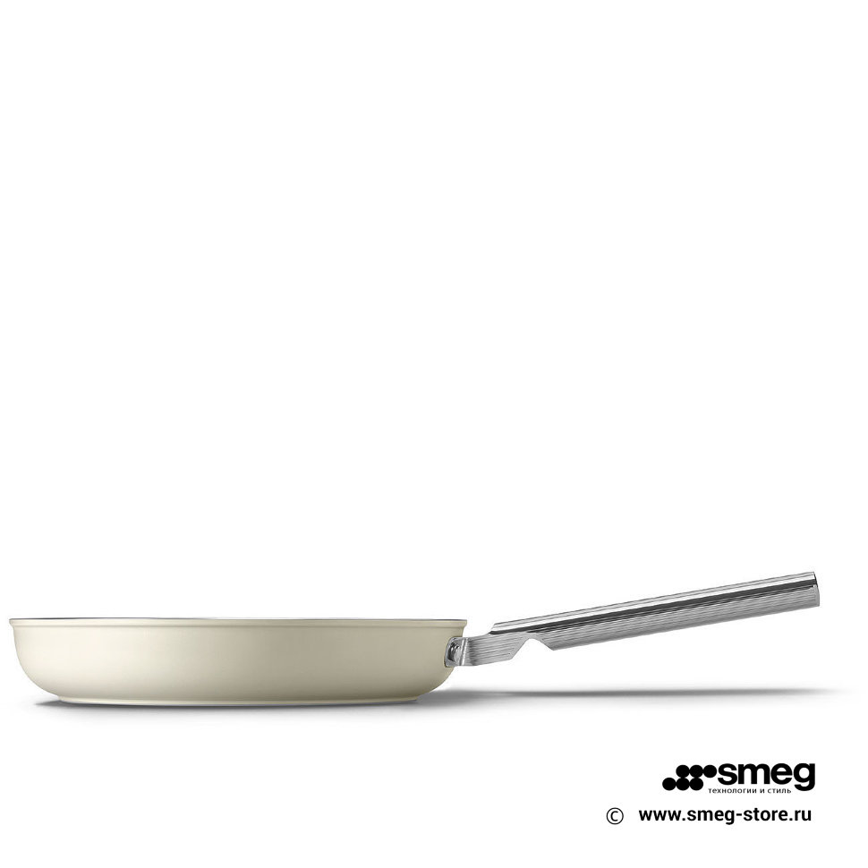 картинка SMEG CKFF2801CRM Сковорода 28 см, кремовая от PlazaTech