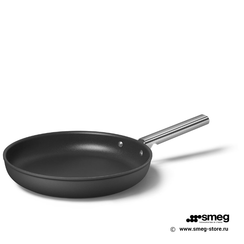 картинка SMEG CKFF3001BLM Сковорода 30 см, черная от PlazaTech