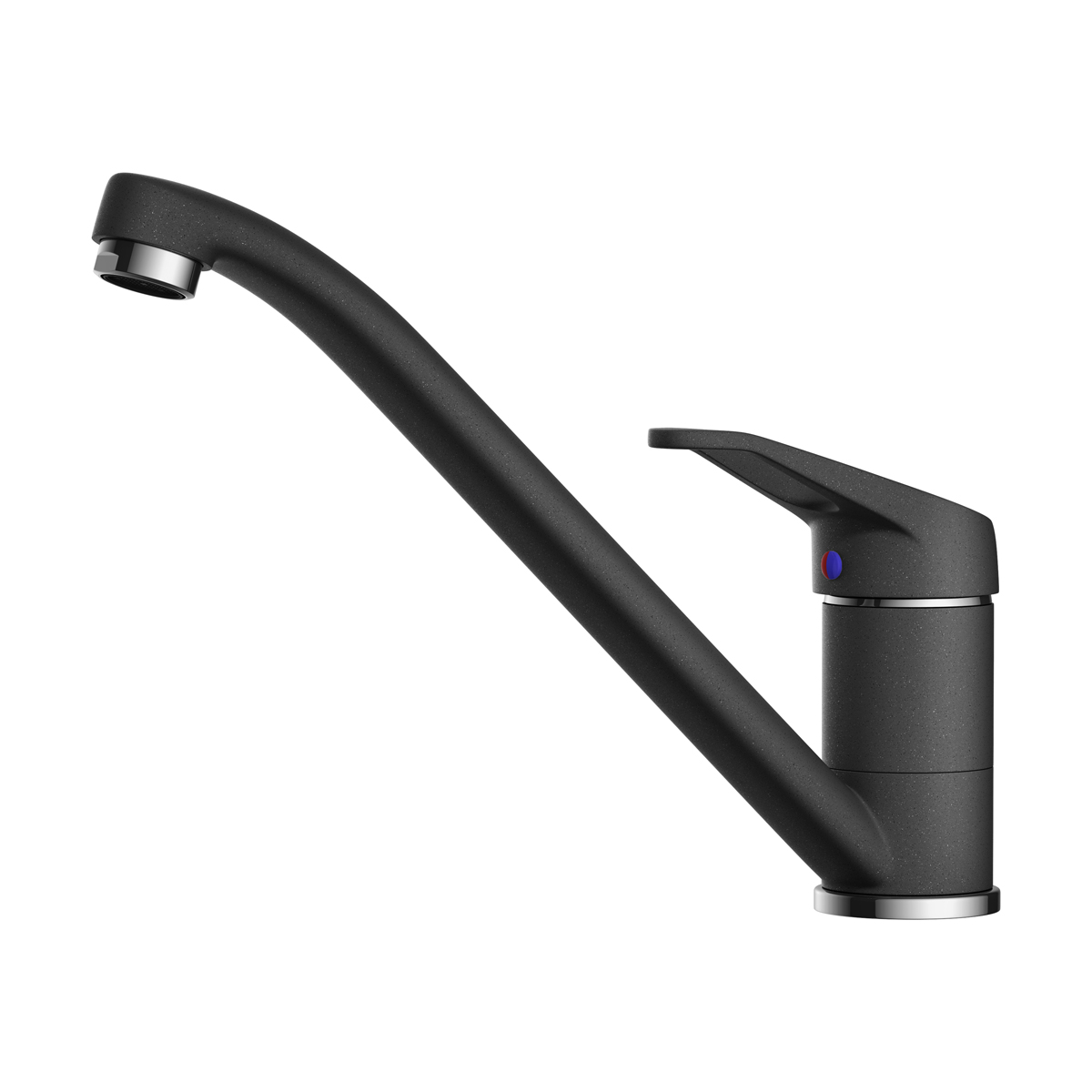 картинка 4994162 смеситель для кухни Omoikiri Kado-BL латунь/черный от PlazaTech