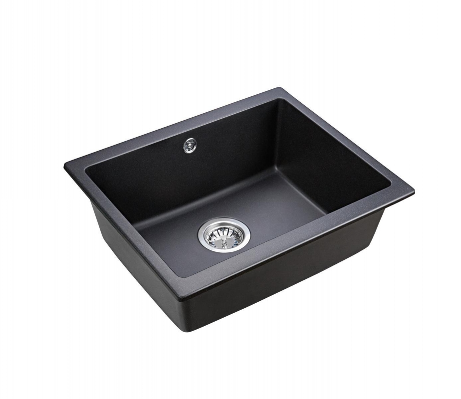 картинка EMQ-1555.P гранитная мойка, Оникс от PlazaTech