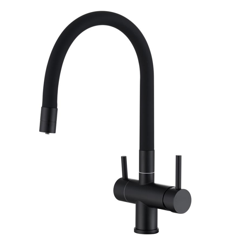 картинка ЕС - 3015 black смеситель от PlazaTech