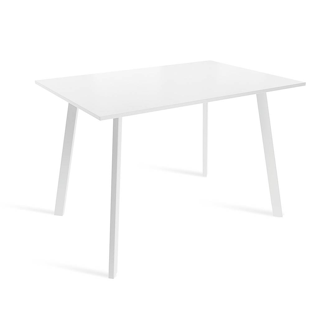 картинка Стол нераскладной СЛИМ 2 Белый/Белый от PlazaTech