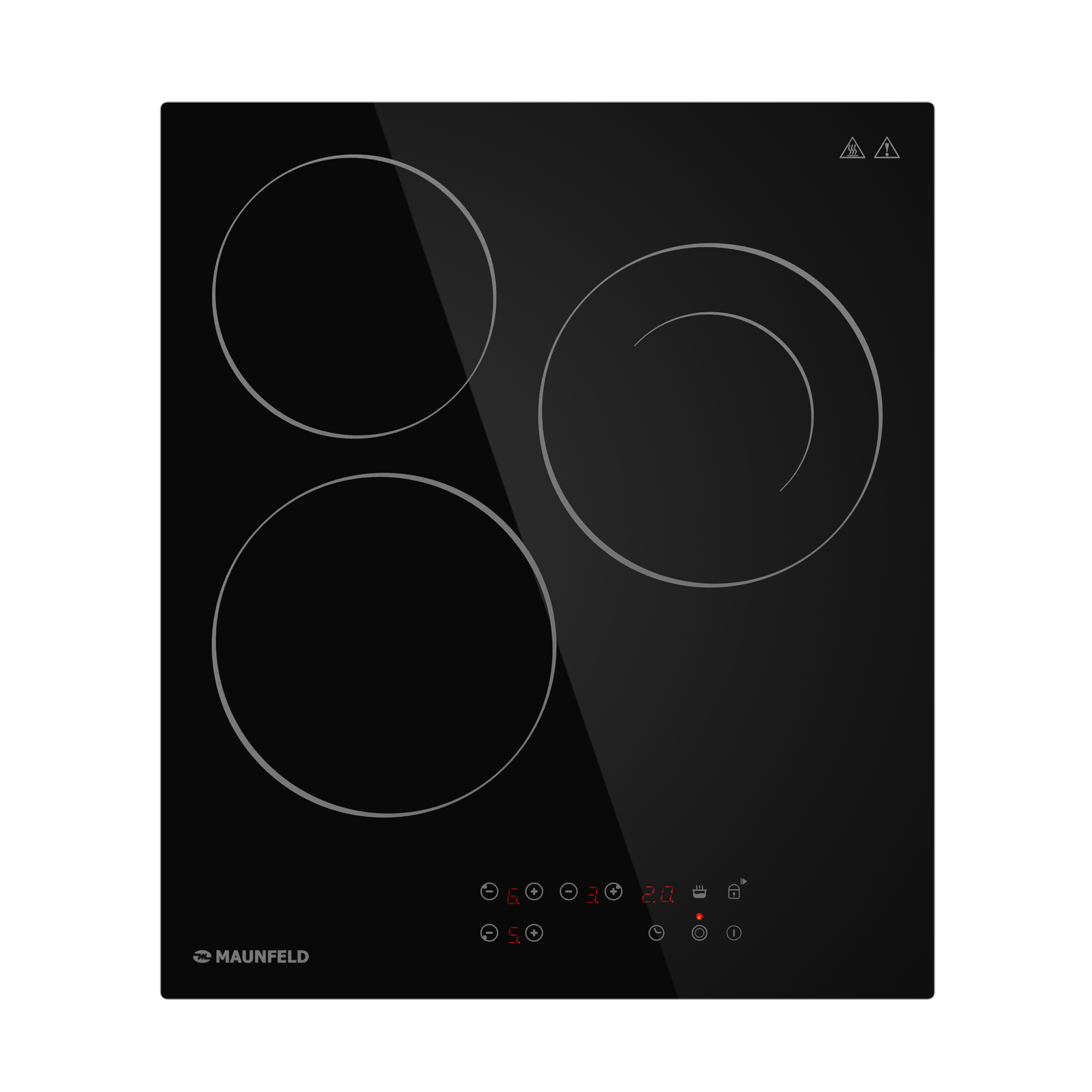 картинка Электрическая варочная панель MAUNFELD CVCE453DBK от PlazaTech